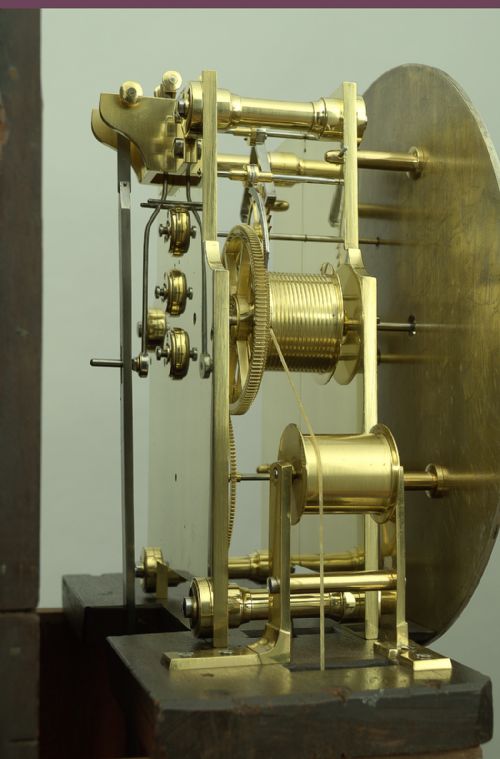 fig 2. A fine quality mahogany 8 day Floorstanding Regulator Clock c.1840