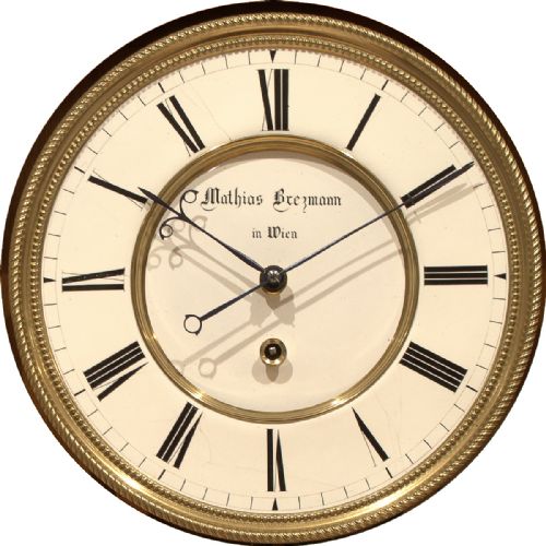 fig 1. A fine quality Biedermeier timepiece Viennese Regulator, circa 1860.