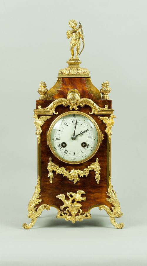 Tortoiseshell Mantel Clock C.1890