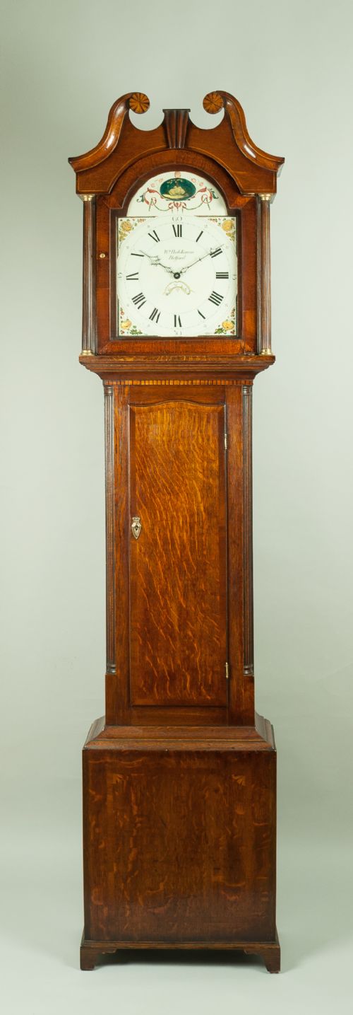 fig 1. A Georgian Longcase Clock by W Hutchinson of Retford