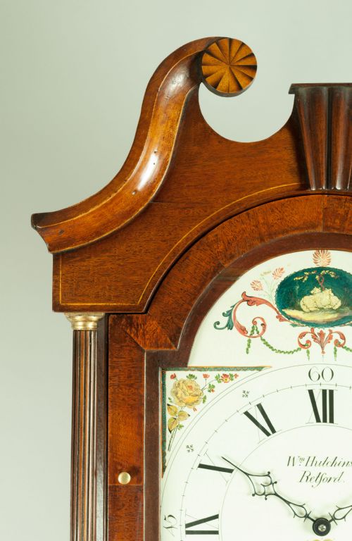 fig 3. A Georgian Longcase Clock by W Hutchinson of Retford