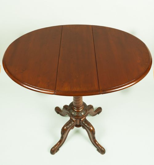 fig 2. Mahogany Tripod Occasional Table