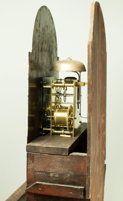 fig 4. Grant of Cardiff mahogany longcase clock, Circa 1840