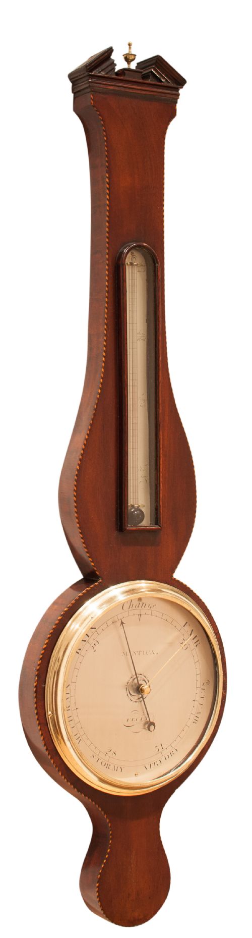 Fine Georgian Wheel Barometer by Mantica of London