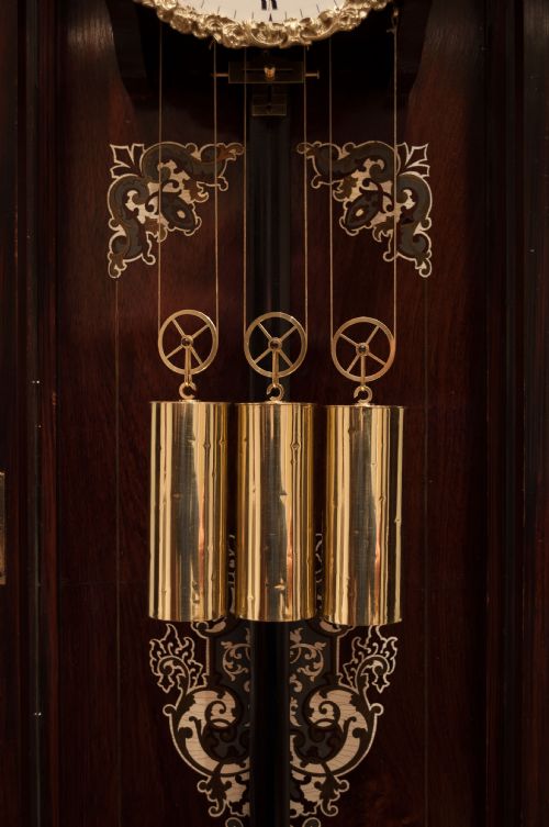fig 3. Wenzel Schonberger 8 day Biedermeier Vienna Wall Regulator, Circa 1865
