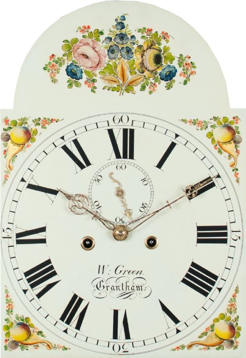 fig 1. Longcase/Grandfather clock by Wm Green of Grantham c.1820