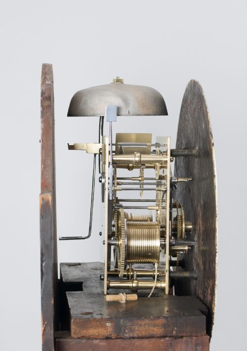 fig 3. Small Flame Mahogany Longcase/Grandfather Clock By John Wallace Of Leven c.1810