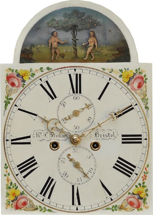fig 2. Robert Stewart of Bristol Longcase Clock