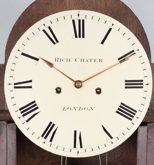 fig 2. Richard Chater, London c.1805 Mahogany Longcase/Grandfather Clock.