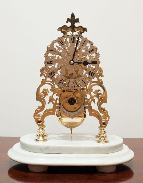 Dyson of Leeds Skeleton Clock, Circa 1880.