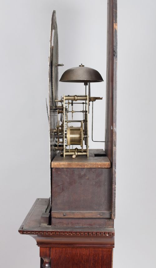 fig 4. Mahogany Longcase/Grandfather clock by William Mitchell of Glasagow c.1800