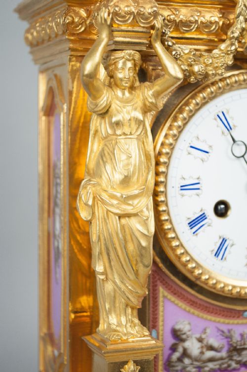 fig 5. Howell & James of Regent Street London Mantel Clock c.1870