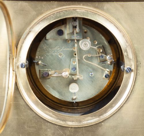fig 6. Howell & James of Regent Street London Mantel Clock c.1870