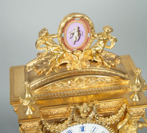 fig 7. Howell & James of Regent Street London Mantel Clock c.1870