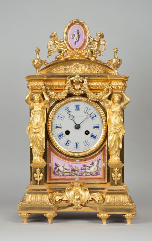 fig 9. Howell & James of Regent Street London Mantel Clock c.1870