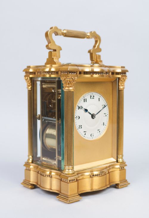 fig 1. French Striking and Repeating Carriage Clock
