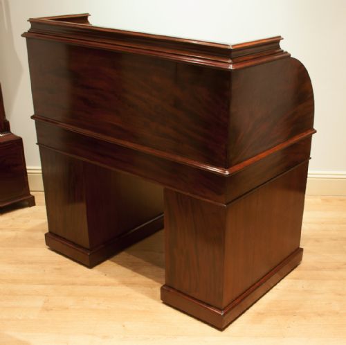 fig 4. Victorian Mahogany Cylinder - Roll Top Desk