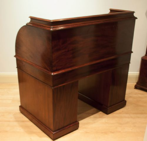 fig 5. Victorian Mahogany Cylinder - Roll Top Desk