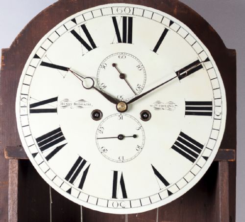 fig 1. Mahogany Longcase/Grandfather clock by Redpath of Stirling c.1820