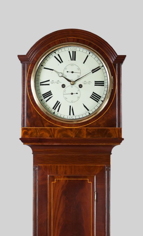 fig 2. Mahogany Longcase/Grandfather clock by Redpath of Stirling c.1820