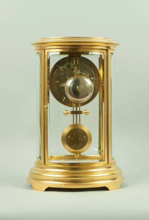 fig 1. Oval French Mantel Clock - circa 1890