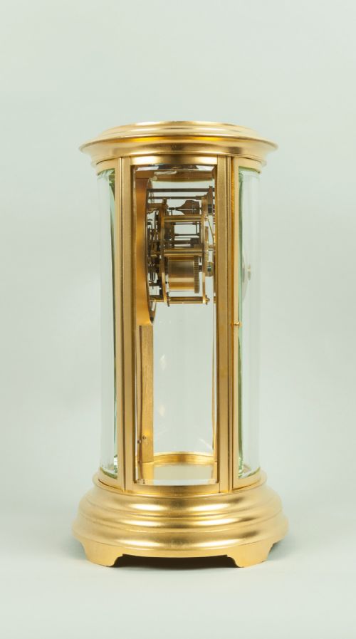 fig 2. Oval French Mantel Clock - circa 1890
