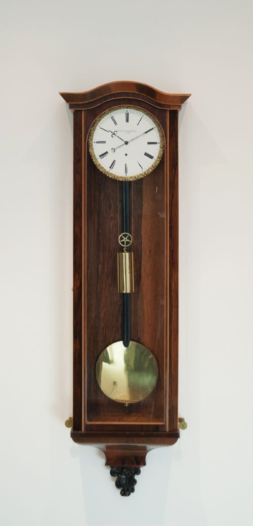 One Month Duration Viennese Regulator Wall Clock