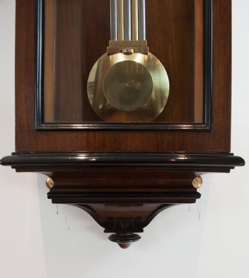 fig 4. French Walnut Wall Regulator Clock