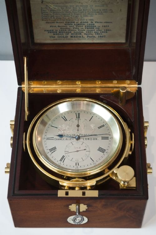 fig 3. A Marine Chronometer by Parkinson & Frodsham London, circa 1870