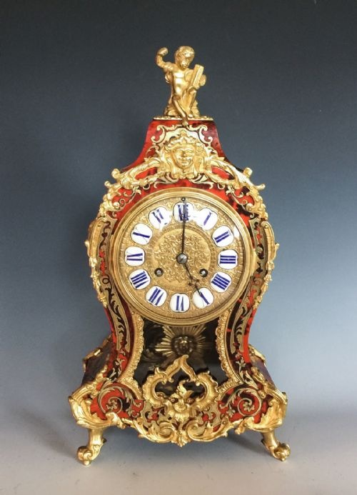 fig 4. French Boulle Mantel Clock c.1880
