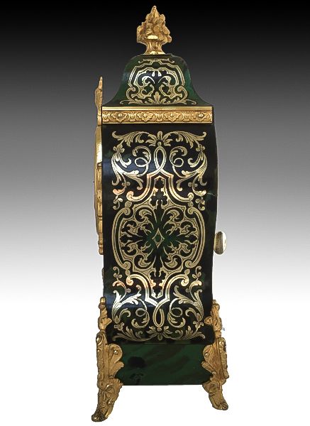 fig 2. French Green Tortoisehell Boulle Clock c.1880