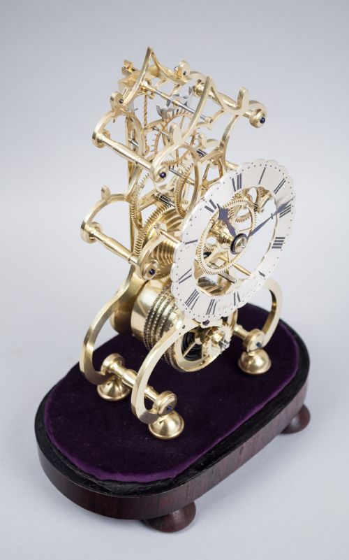A Fine Quality Skeleton Clock Circa 1850
