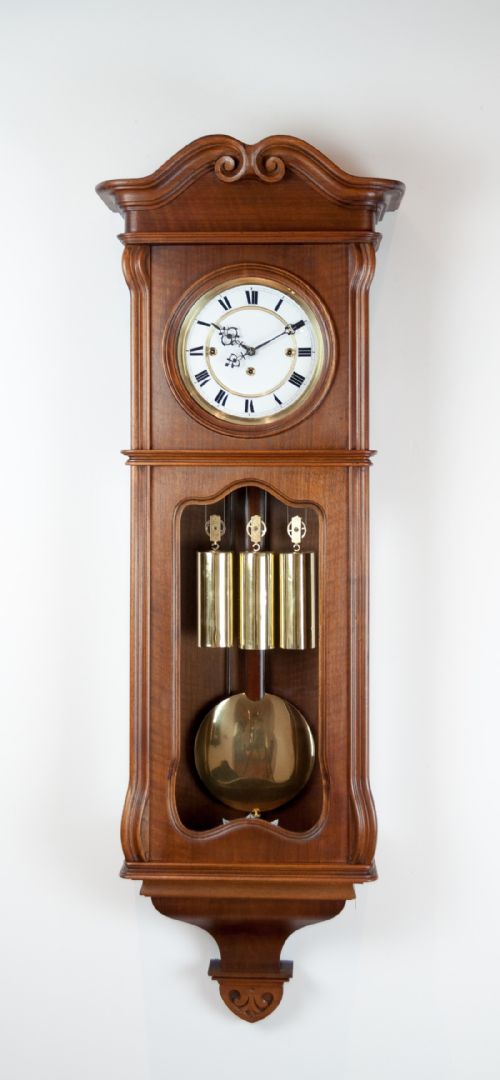Walnut Viennese Regulator Wall Clock C.1870
