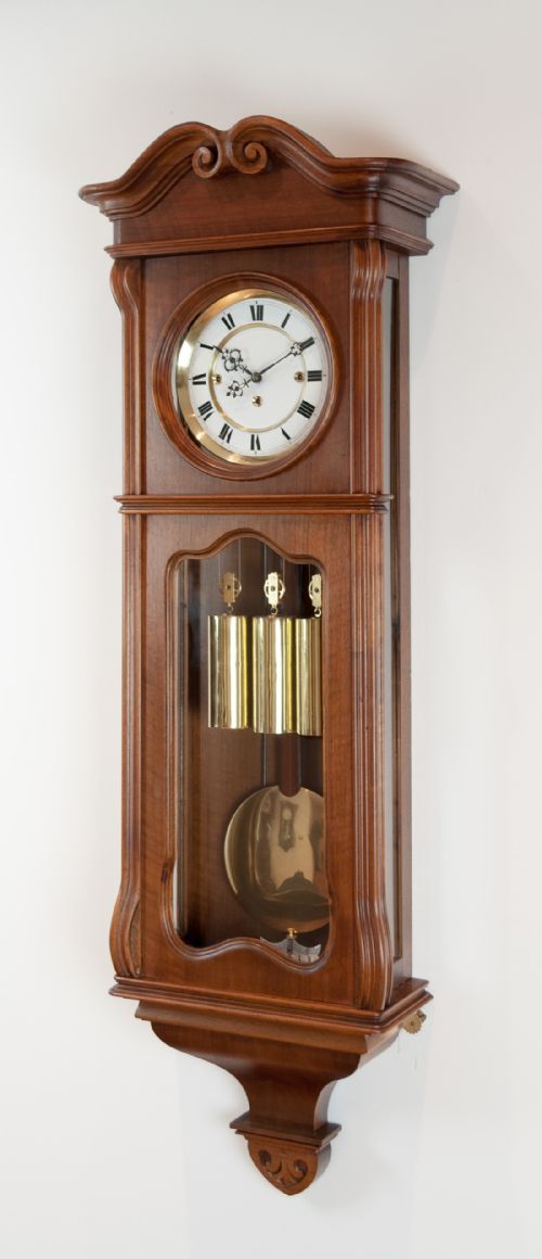 fig 1. Walnut Viennese Regulator Wall Clock c.1870