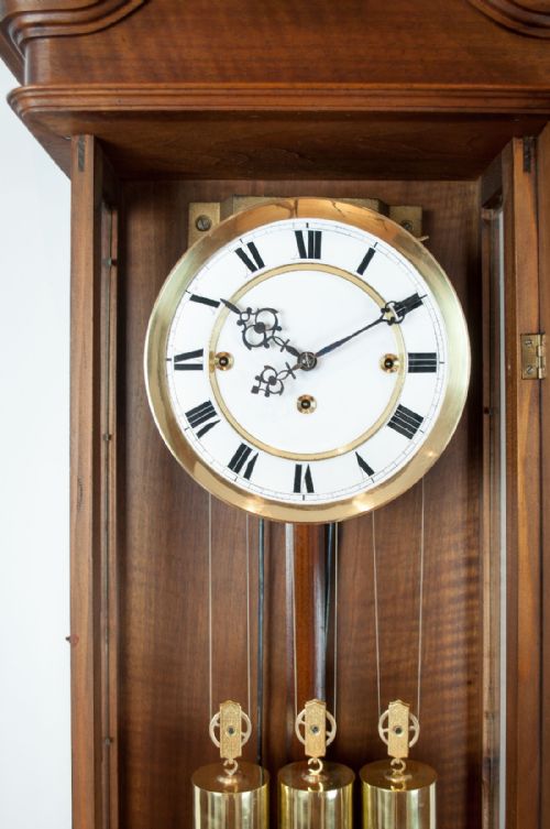 fig 2. Walnut Viennese Regulator Wall Clock c.1870