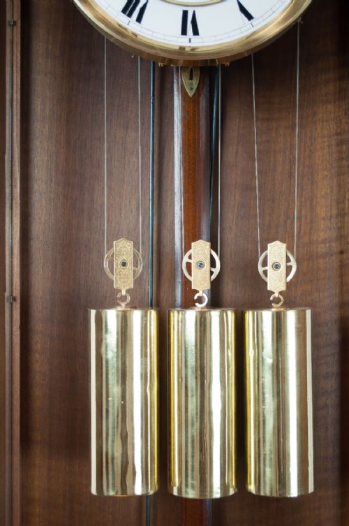 fig 5. Walnut Viennese Regulator Wall Clock c.1870