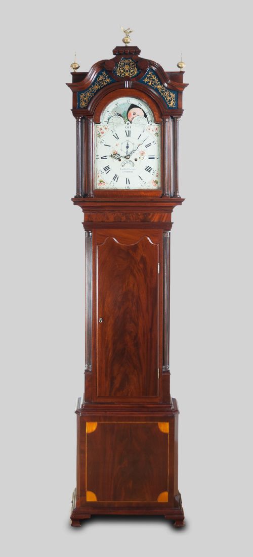 Georgian Mahogany Longcase/grandfather Clock by Halsall of Liverpool