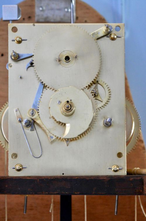fig 3. GEORGIAN MAHOGANY LONGCASE/GRANDFATHER CLOCK BY HALSALL OF LIVERPOOL