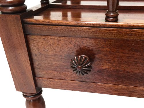 fig 1. A Fine Quality Mahogany Canterbury Circa 1830