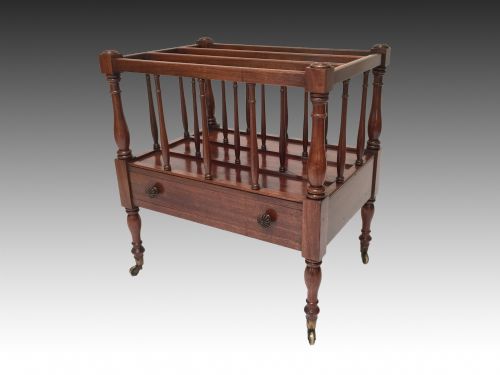 A Fine Quality Mahogany Canterbury Circa 1830