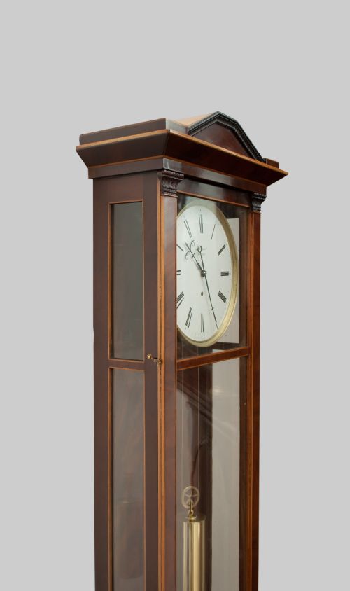 fig 2. DACHLUHR BIEDERMEIER VIENNA REGULATOR WALL CLOCK - LEHRNER IN KASCHAU