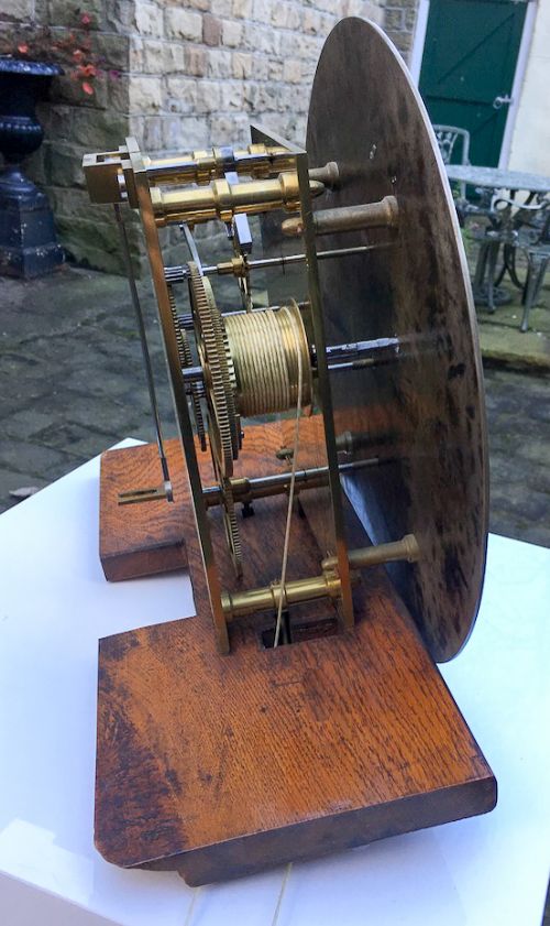 fig 3. A Flame Mahogany Precision Regulator Longcase Clock c.1860