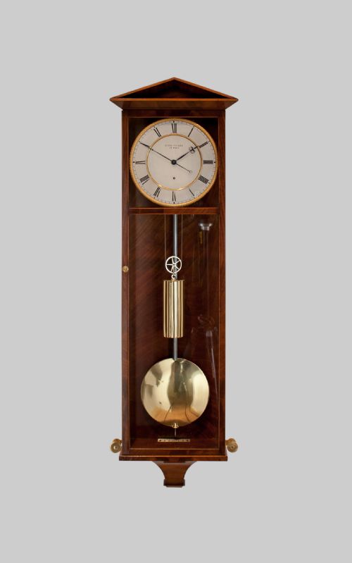 A Fine Quality Austrian 'Dachluhr' Regulator Wall Clock, C.1840.