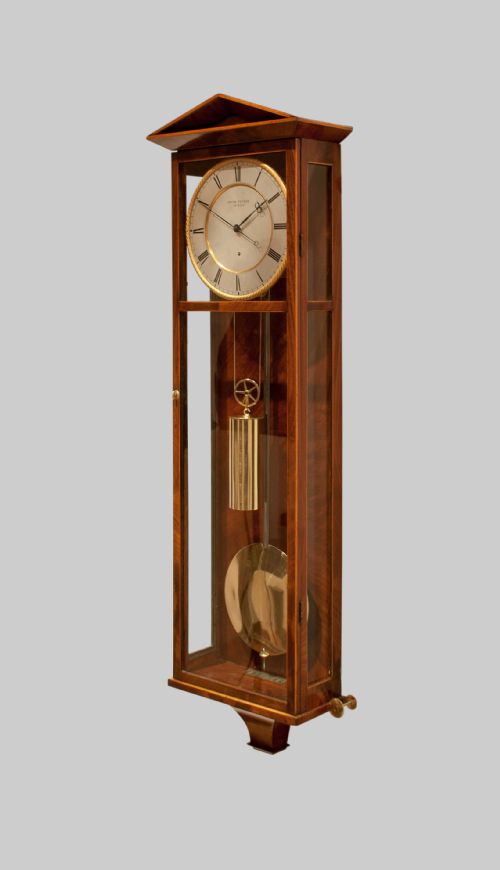 fig 1. A fine Quality Austrian 'Dachluhr' Regulator Wall Clock, c.1840.