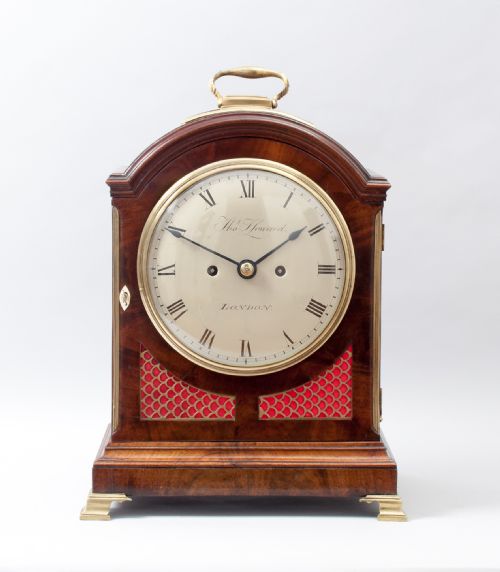 fig 1. A Georgian Mahogany Bracket Clock (London c. 1800)