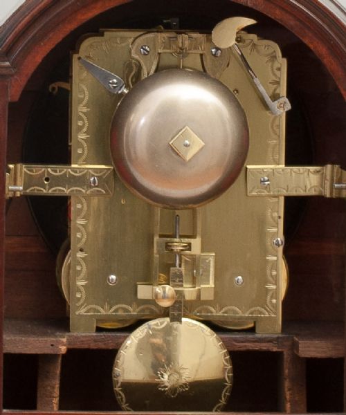 fig 4. A Georgian Mahogany Bracket Clock (London c. 1800)