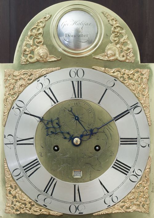 fig 3. A Georgian Longcase / Grandfather Clock By George Hallifax Of Doncaster.