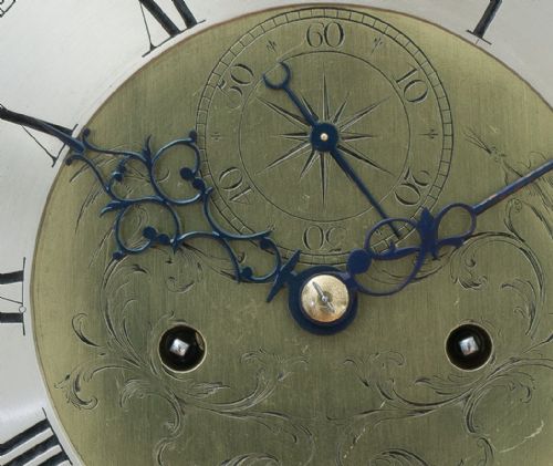 fig 4. A Georgian Longcase / Grandfather Clock By George Hallifax Of Doncaster.