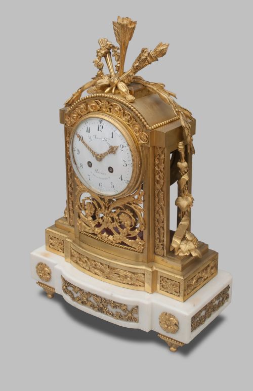 fig 2. A Louis XVI Style French Mantel Clock, Circa 1880.