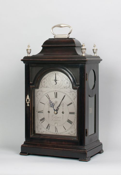 fig 2. A Georgian Bracket Clock by Collyer of London c.1770.